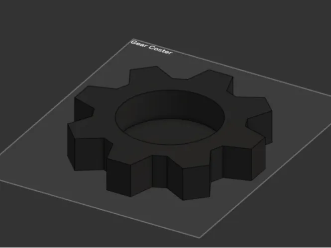 Gear Coster | Gear Cupholder | Simple Design