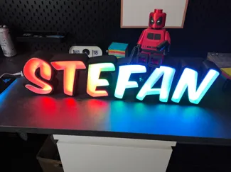LED Name Stefan 