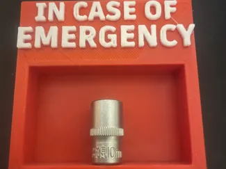 10mm Nuss Halter In case of emergency  