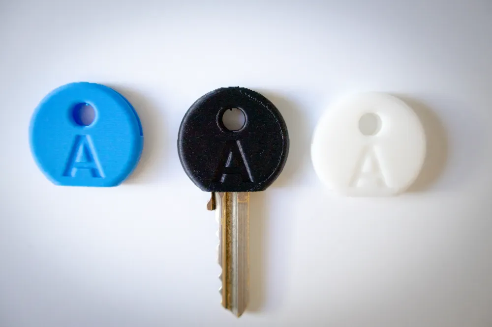 Custom Text Key Covers/Cases Round/ Octagon by StudioOU MakerWorld