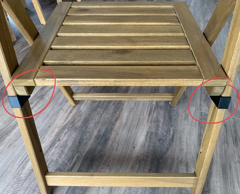 Folding Chair Safety Device - Sicherung Klappstuhl