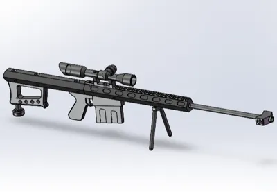 Barret Sniper Rifle Model