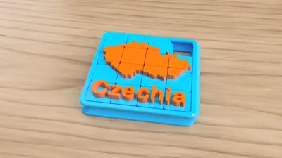 Sliding Maps Map Sliding Puzzle by Nikolas Babetas - MakerWorld