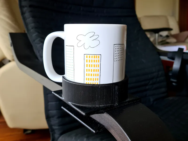 Mug Holder for IKEA POÄNG