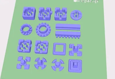 Snap Block Model Algorithm Modular Snap Blocks by António Costa - MakerWorld