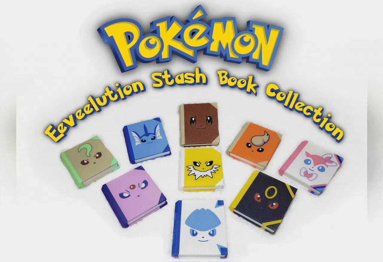 Pokemon Stash Books - Eeveelutions Collection