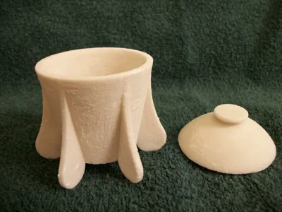 Rocket shaped container