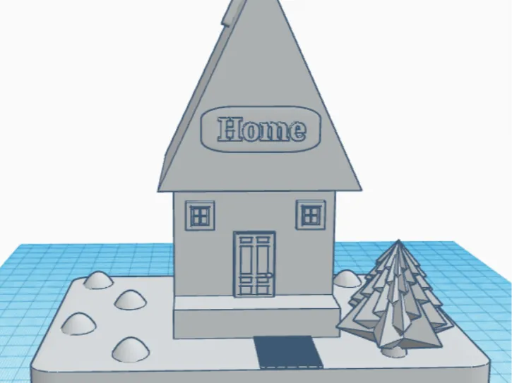 Cute village house