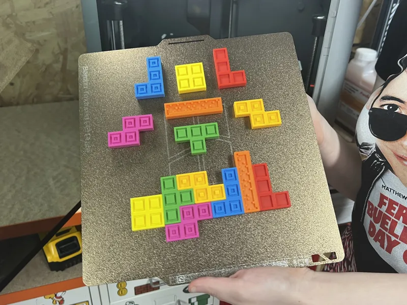 Single Color Tetris Tetromino (all 7-designs inc.)