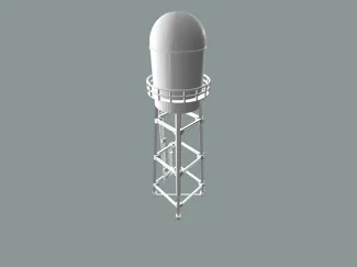 Ho scale watertower