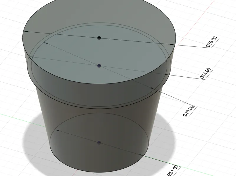 Solid Plant Pot Model