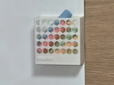 Whiteboard & Blackboard Magnetic Rainbow Chalk Box