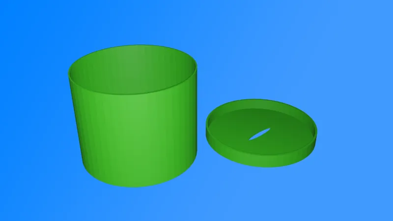 Simple Coin Box with Lid