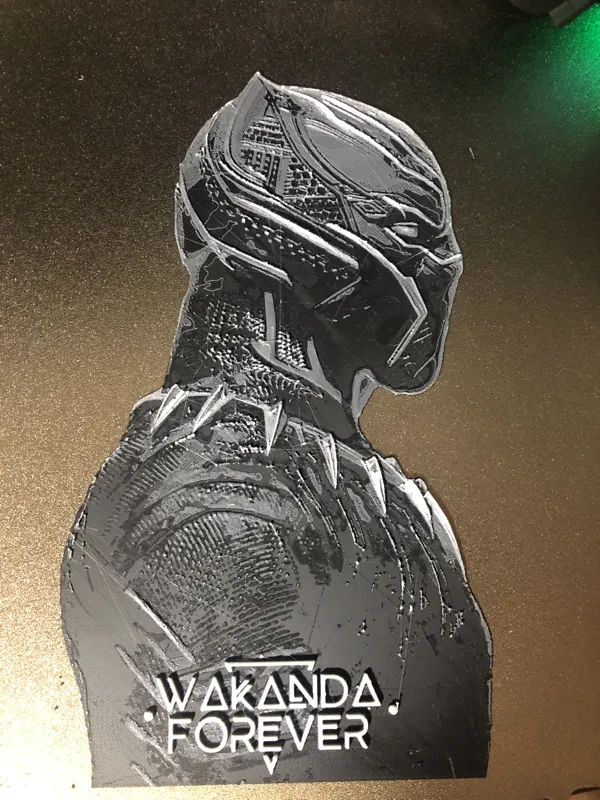 Black Panther Wakanda forever - Hueforge