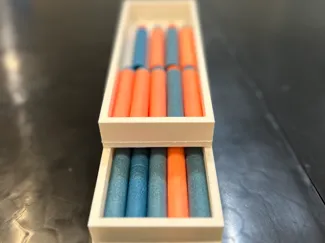 Stacking nerf dart holder