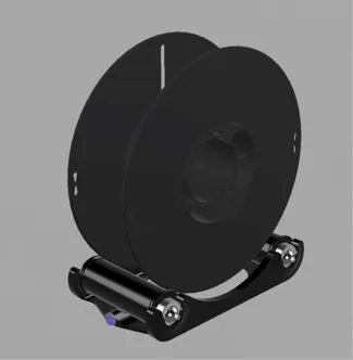 Spool Holder With PTFE fittings