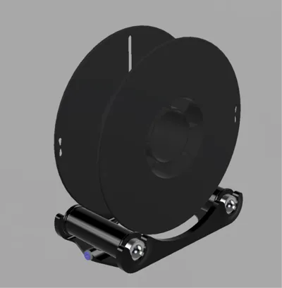 Spool Holder With PTFE fittings