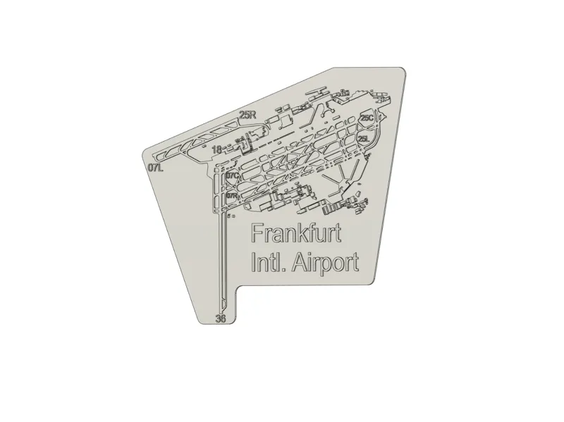 Frankfurt Airport Map