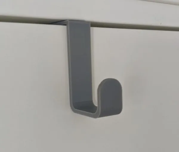 Porte-vêtements pour dessus de porte 45 mm