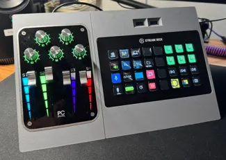 PCPanel Pro and Stream Deck XL stand