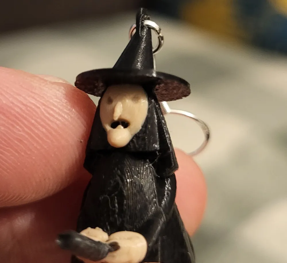 flying witch earring by tomo3D - MakerWorld