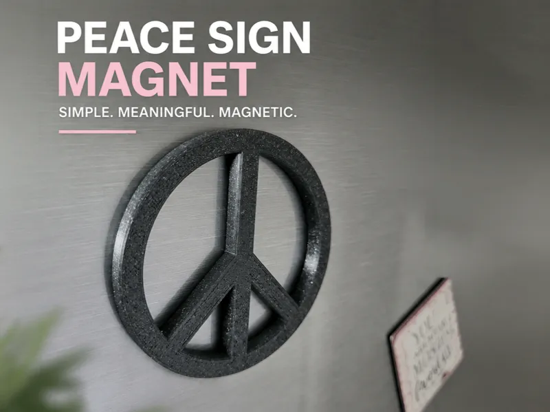 Peace Sign Magnet
