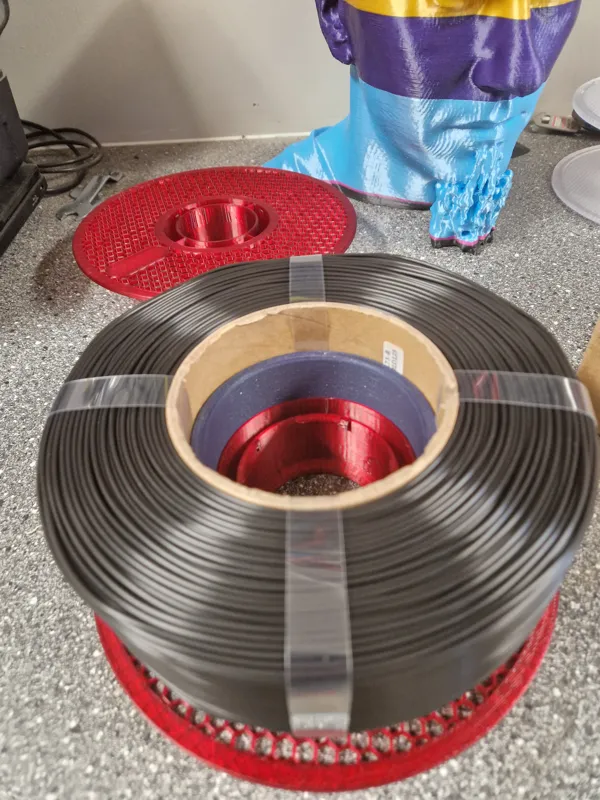Esun adapter for reusable spool