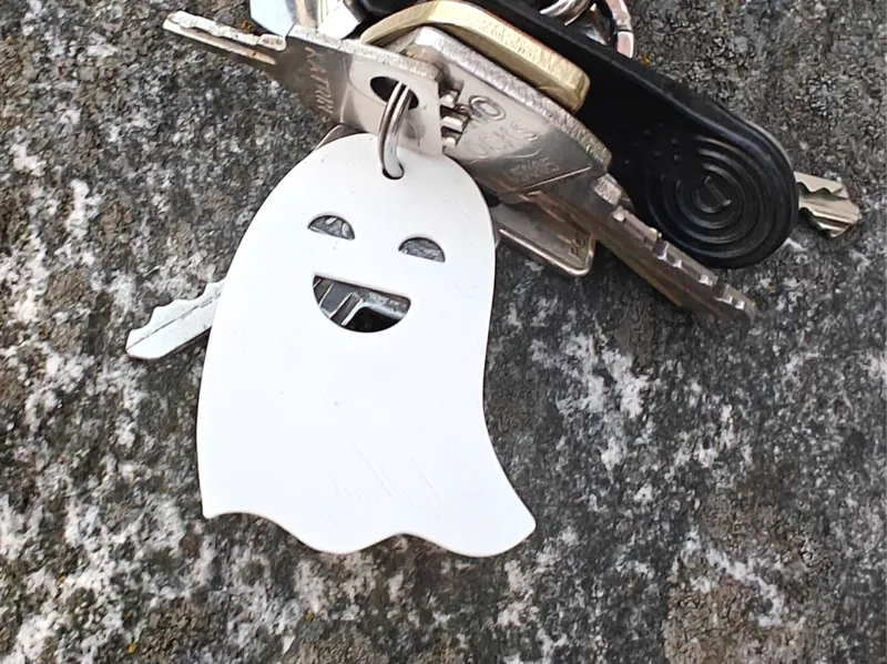 Happy Ghost Keychain