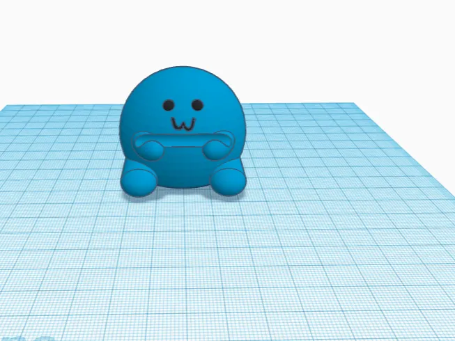sitting blob with pen holder
