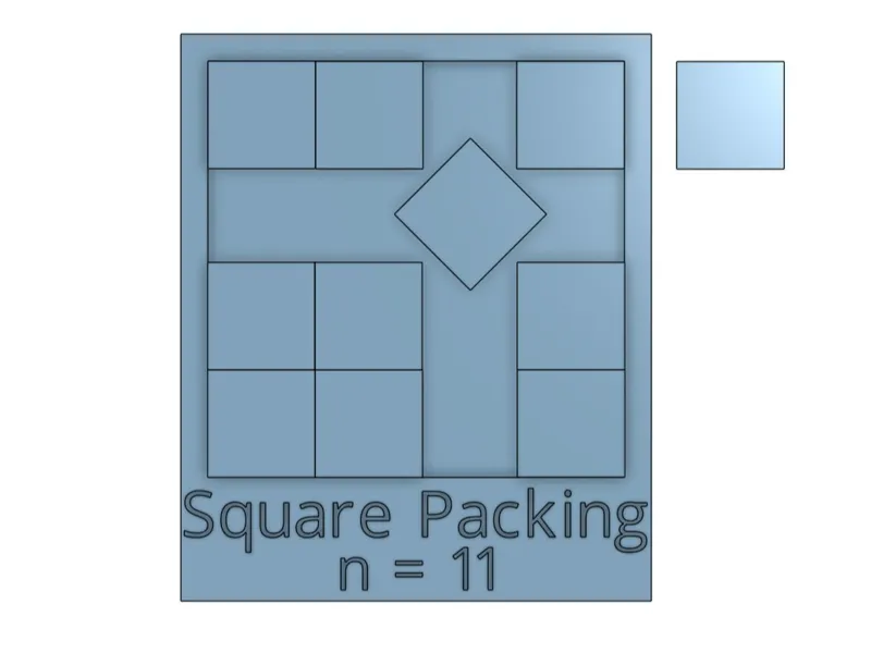 Square Packing n = 11