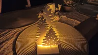 Sapins de Noël avec bougie LED — photo 1