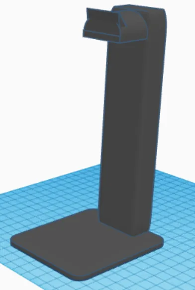 simple headphone stand