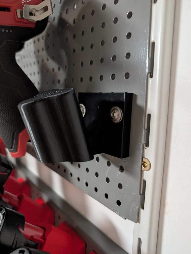 Milwaukee M12 Pegboard Tool Holder (15mm grid)