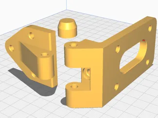Cabinet Hinge for 1/2 Door