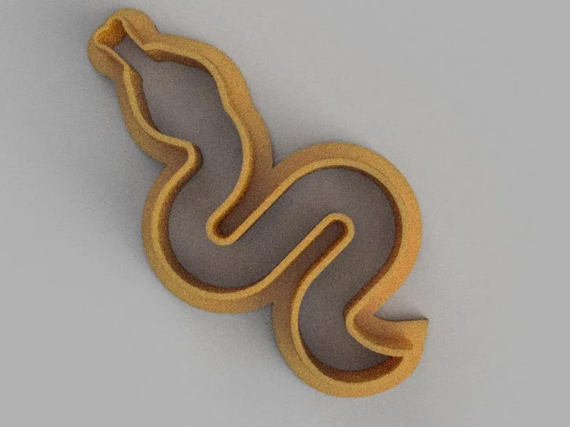 SNAKE COOKIE CUTTER