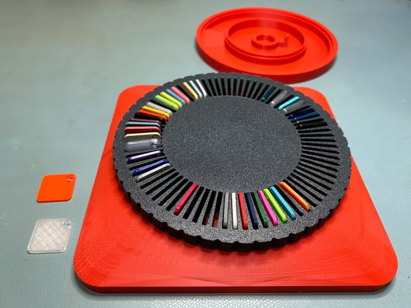 Wider Base for Swatch Display Holder & Carousel