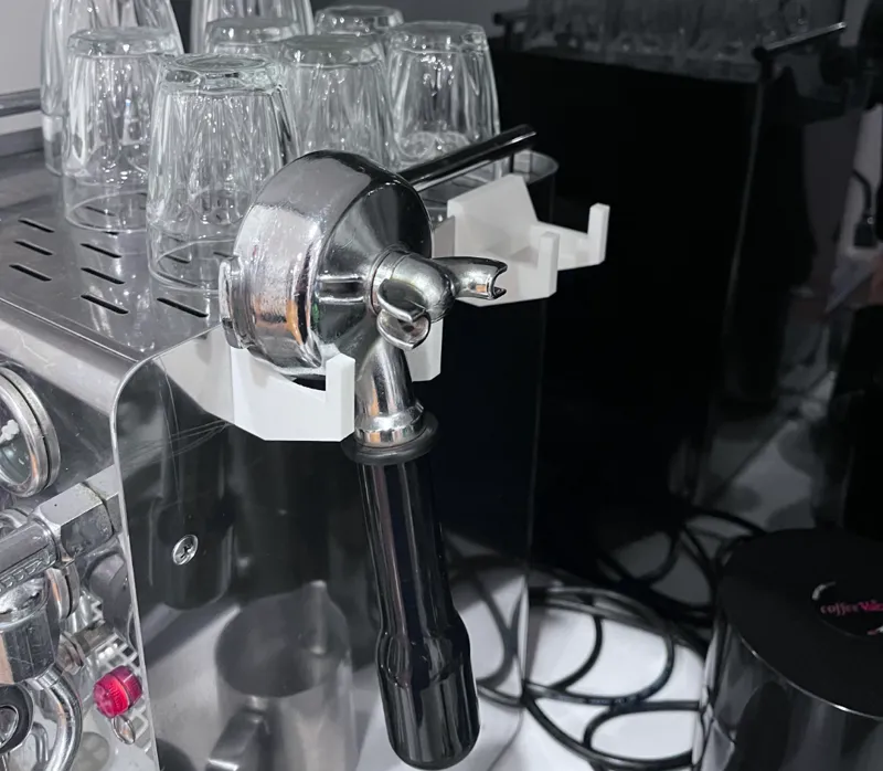 Coffee machine filter handle holder (read desc)
