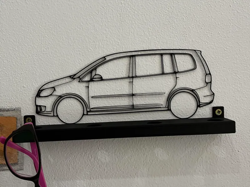 Sunglass wall holder VW Touran