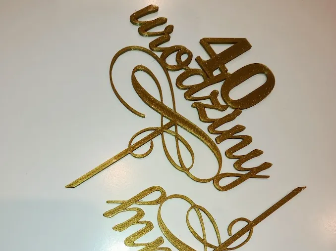 30th, 40th, 30. 40 urodziny birthday cake toppers