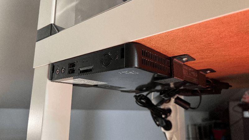 Asus EeeBox under desk mount