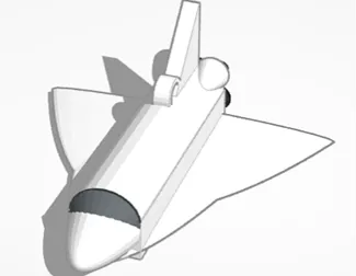 Space Shuttle Keychain