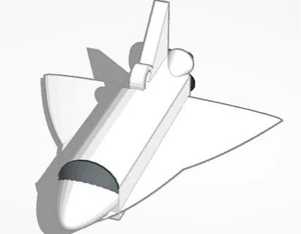 Space Shuttle Keychain