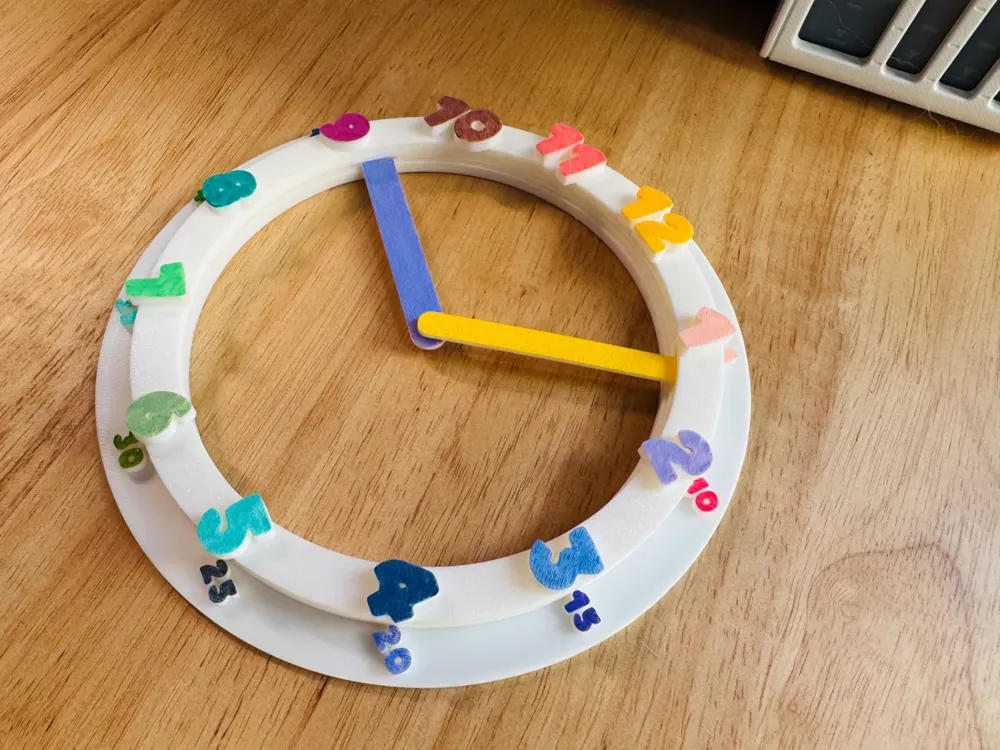 Clock Face (for kids to learn to tell time) by CYUC MakerWorld