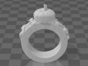 pumpkin halloween ring 2