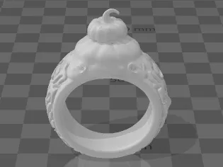 pumpkin halloween ring 3