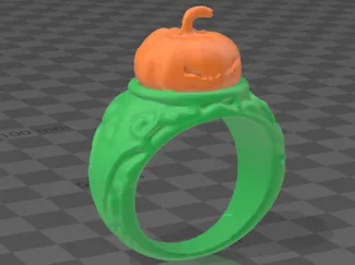pumpkin halloween ringg