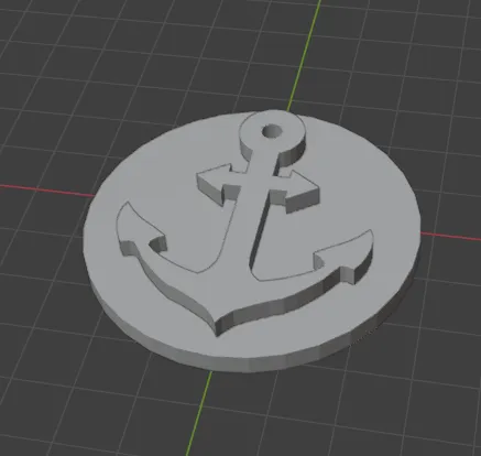 hololive minato aqua crew logo coin