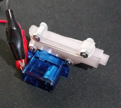 Micro AEG gearbox (airsoft) servo version