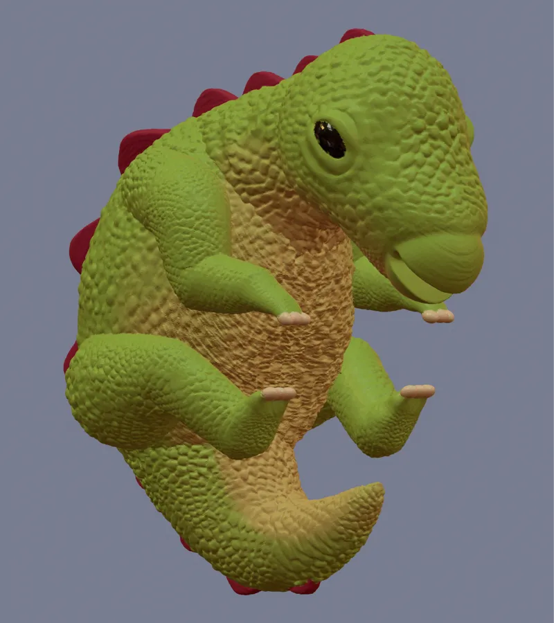 Baby stegosaurus