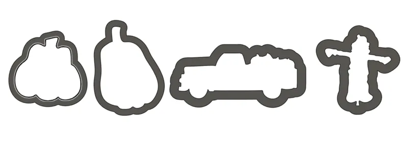 Fall Cookie cutter set
